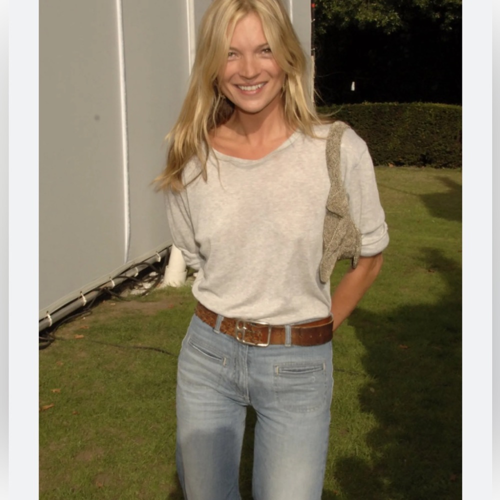 Chloe Light Blue Flare Jeans - Picture 3 of 7